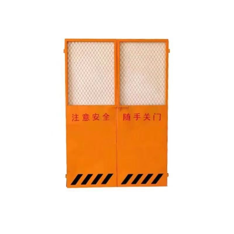 施工电梯安全门基坑防护井口工地护栏楼层升降机防护围挡人货梯门