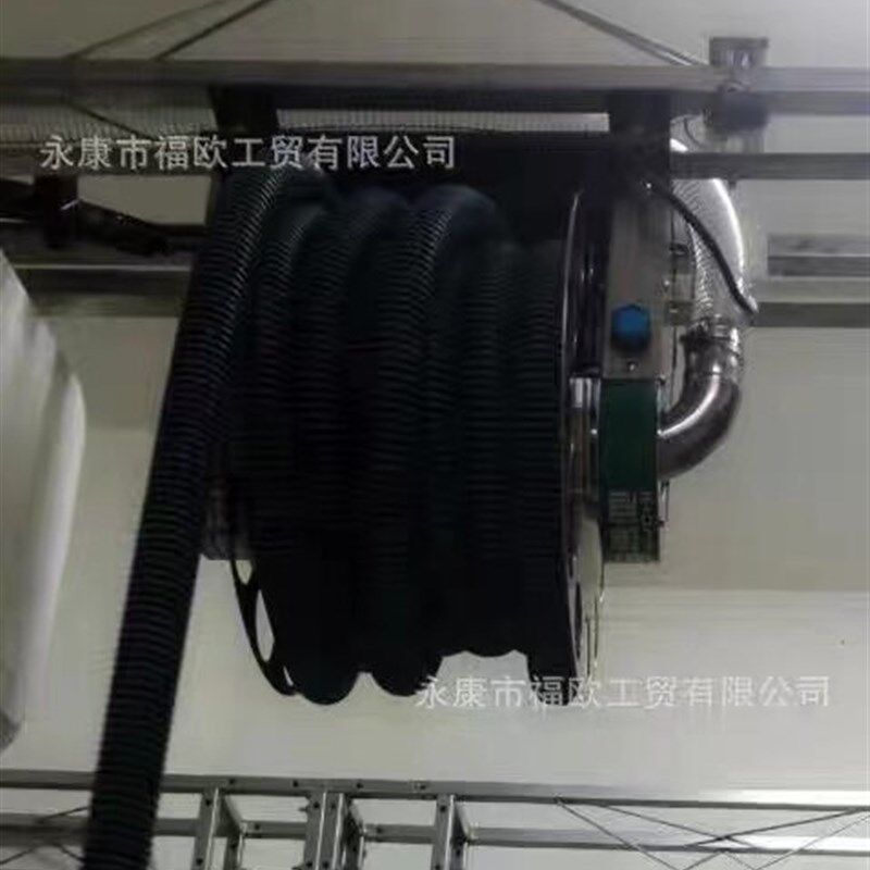 工业吸尘鼓卷轴式伸缩型气鼓自动除尘卷管器环保收线卷筒洗车卷盘