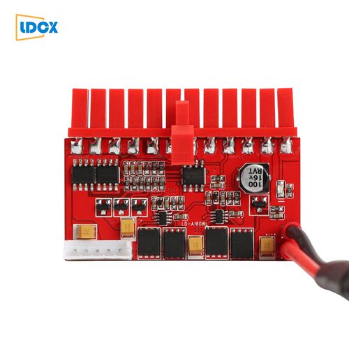 厂家直销联达DC-ATX 160W12V软路由ITX电脑直插电源模块转换板