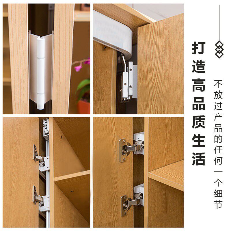 重型回旋门轨道衣橱电视柜插入式隐藏口袋推拉蝴蝶门滑轨五金配件