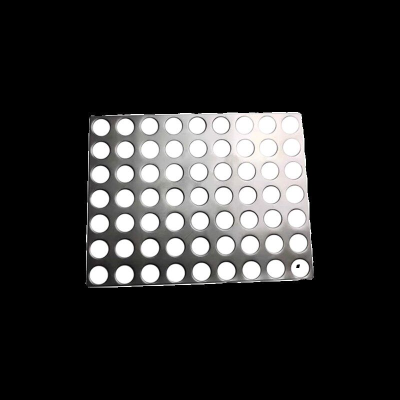 304不锈钢冲孔网板洞洞板金属网片过滤筛网带孔钢板货架圆孔网板
