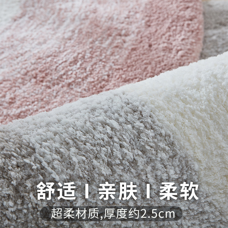 地毯圆形ins北欧简约客厅茶几沙发卧室少女床边转椅房间家用地垫
