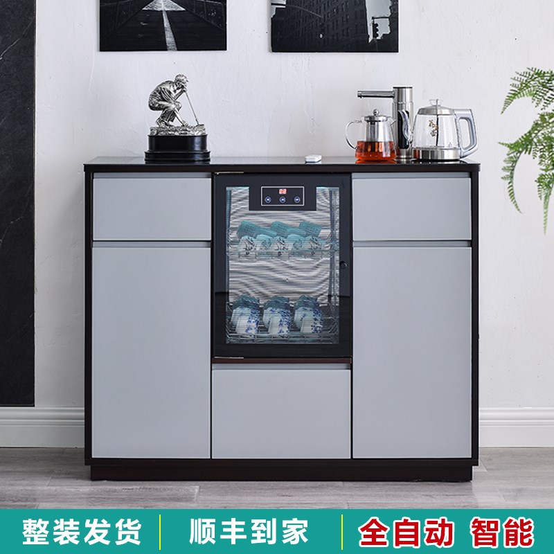饮水机茶吧机家用全自动客厅柜带消毒智能欧式2024新款轻奢一体柜