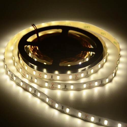 led灯带12V贴片中性光4000K自然白柜台广告灯箱防水5050灯条