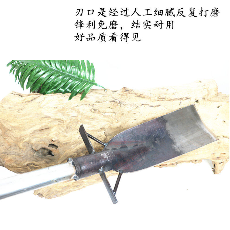 全钢锻打铲树苗铲香蕉芽铲芭蕉芽挖苗挖洞铲纯手工铁铲花瓣铲铁锹