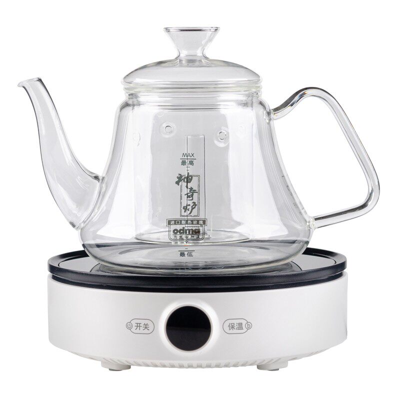洛洋LY-100电陶炉静音超薄圆形蒸煮茶器家用多功能电磁炉小型火锅