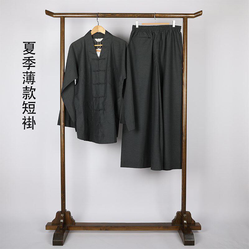 慈心缘僧服夏季僧衣真丝纱薄款大褂僧人长褂比丘短褂23KA长衫小褂