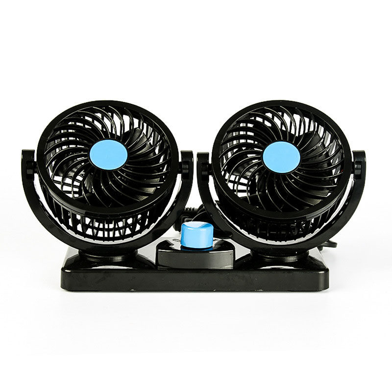 车载风扇12v24v大货车吸顶强力静音大风力制冷汽车内用小电风扇