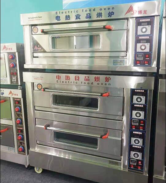 电烤箱商用不锈钢一层两盘烘焙大烤箱大功率酒店食堂用