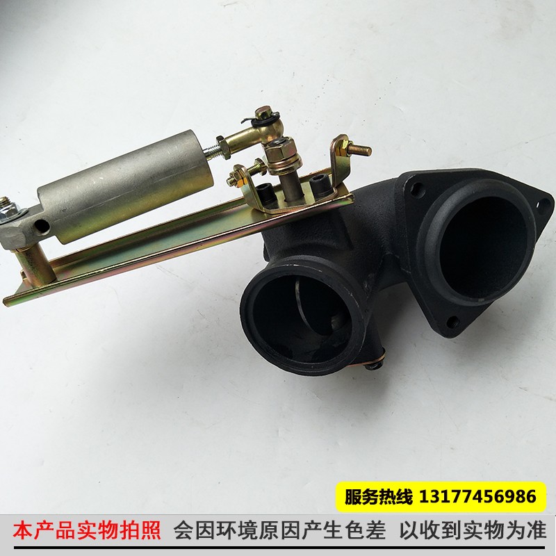东风天锦140/160风神发动机排气制动阀增压器弯管头1203015-KE300