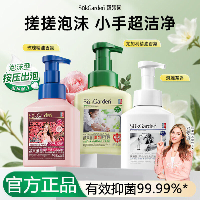 蔬果园泡沫洗手液抑菌孕婴用
