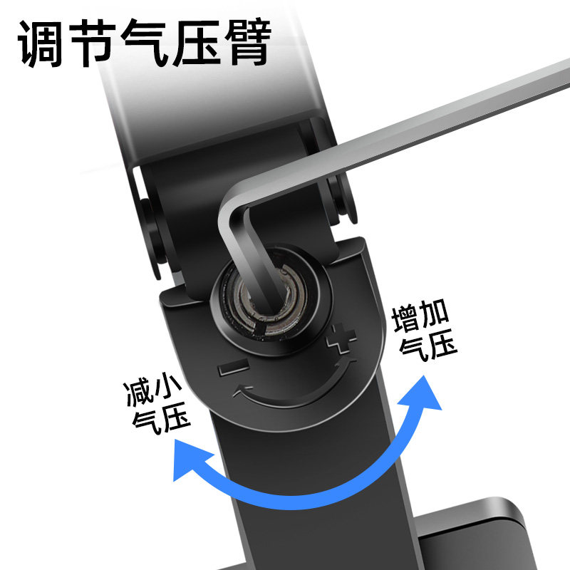 曲屏显示器支架旋转机械臂升降带鱼屏桌面底座27 32 34 43 49英寸