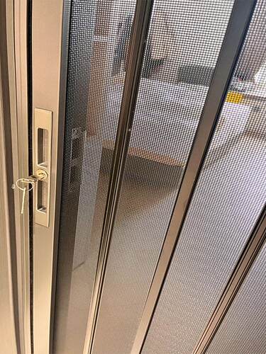 金刚网折叠纱门平网防盗带锁隔热隔音铝合金极窄款隐形推拉沙门