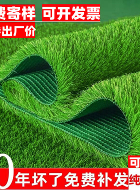 假草坪仿真塑料人工绿植户外围挡绿色幼儿园人造假草皮地毯垫工地