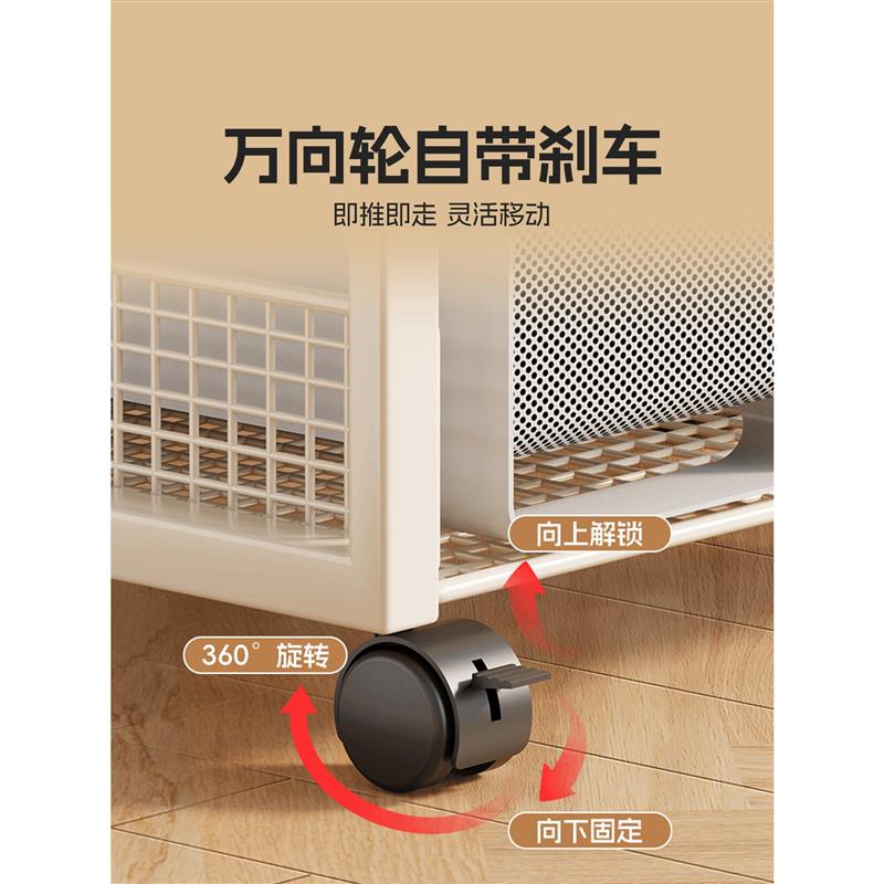电脑主机托架支架桌下可移动主机壳底座置物架子柜台式办公室小推