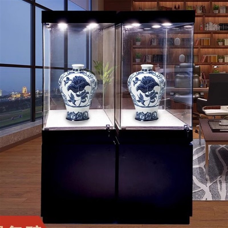 珠宝首饰展示柜博物馆古董文物陈列柜产品展览柜商场玻璃柜多功能