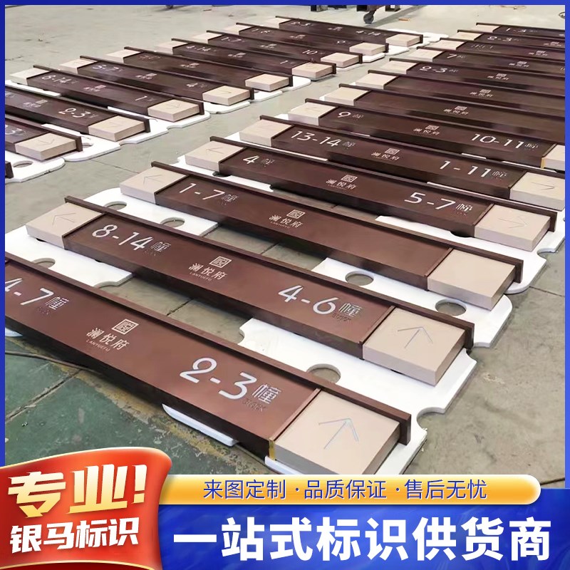 商场吊牌灯箱指示牌地下车库停车场超市镂空双面灯箱广告牌定制