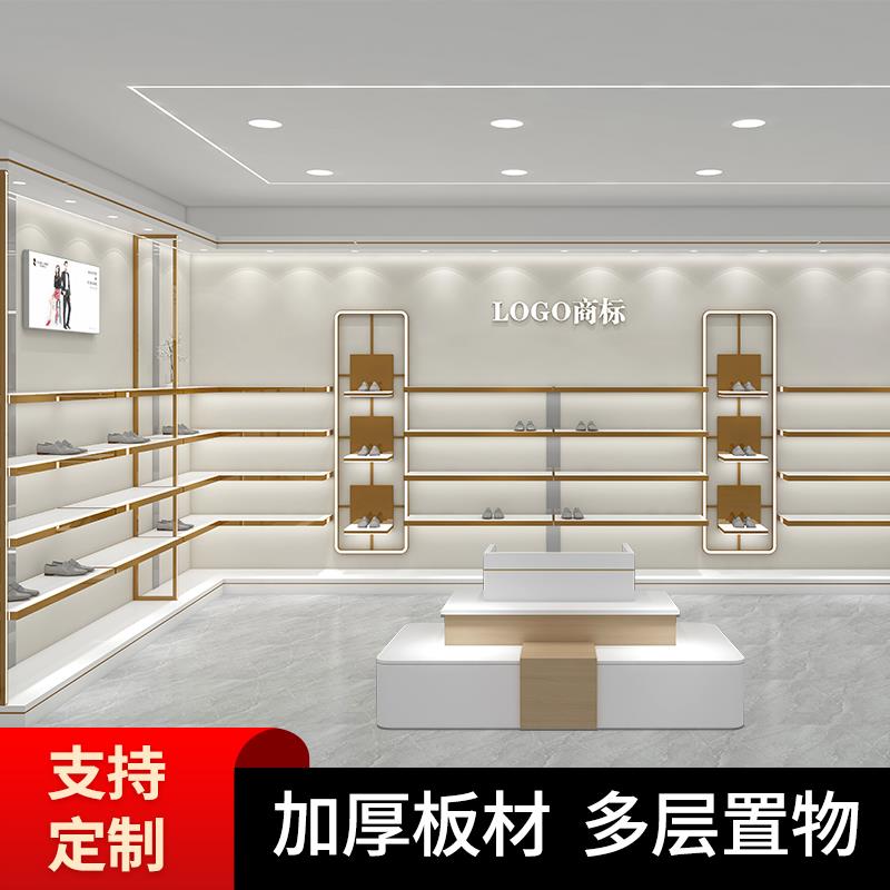 定制烤漆中岛柜陈列架展台异形多层创意圆形促销饰品店发光耳环