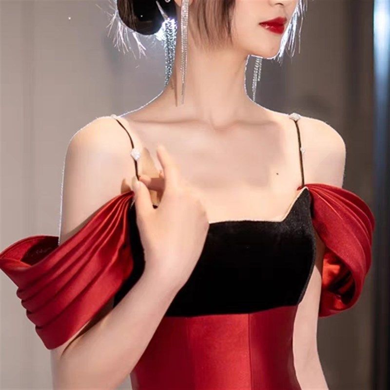 新娘配件缎面褶皱手袖披肩肩袖晚礼服配饰无袖婚纱遮手臂活动肩带