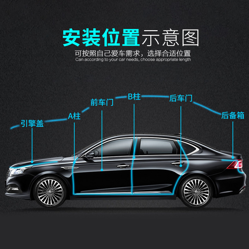 长安CS55CS75睿骋CC逸动XTCS85悦翔CS95改装专用隔音条车门密封条
