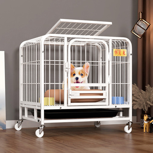 狗笼子小型犬泰迪中型犬室内带厕所分离宠物柯基家用大型犬狗别墅