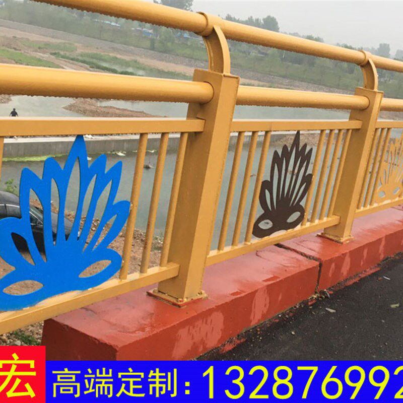 市政文化道路护栏隔离栏异形定制中央公路交通安全防撞栏杆围栏