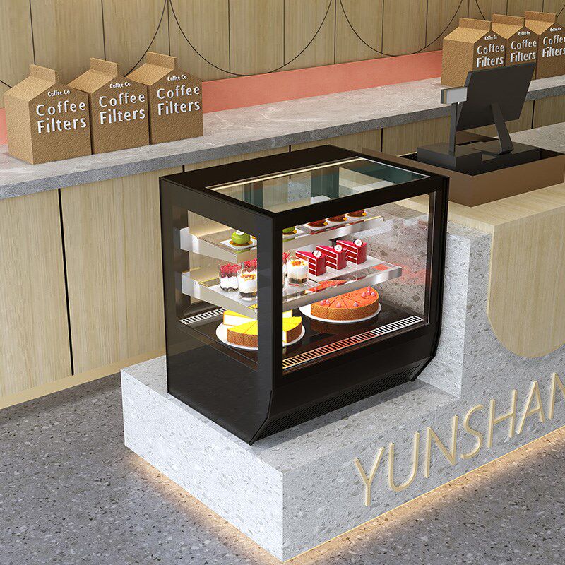 蛋糕柜冷藏展示柜商用食品玻璃保鲜柜台式小型风冷无霜甜品西点柜