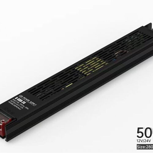 220V转24V12V线性灯照明专用电源400Wled超薄卡布灯箱静音200W300