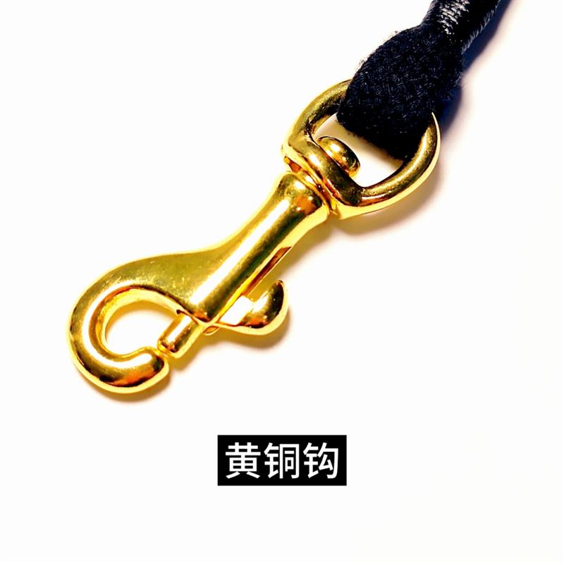 比赛级狗绳P绳P链赛场专用宠物牵引绳训犬防爆冲尼龙超细4mm金毛