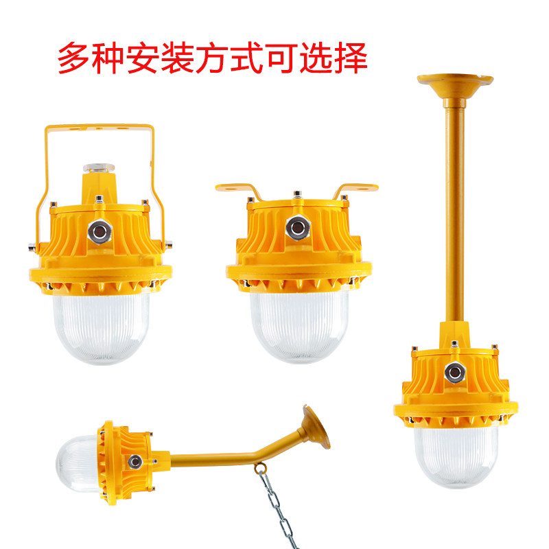 免维护LED防爆灯30W40W支架式工厂平台照明灯 220V隔爆防水吸顶灯