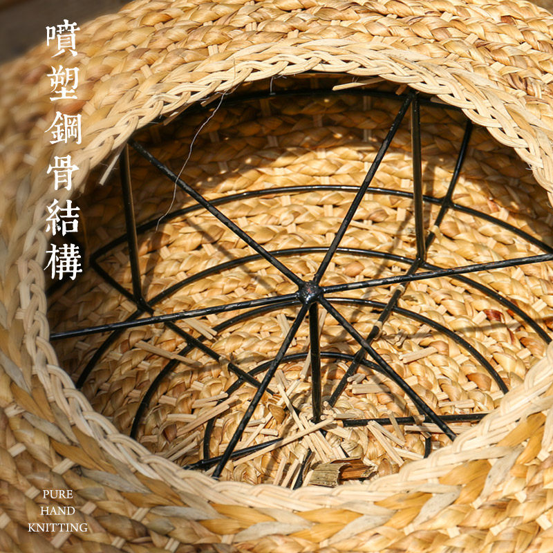 日式草编蒲团坐垫加厚圆形茶道藤编榻榻米打坐禅修垫地板垫子家用