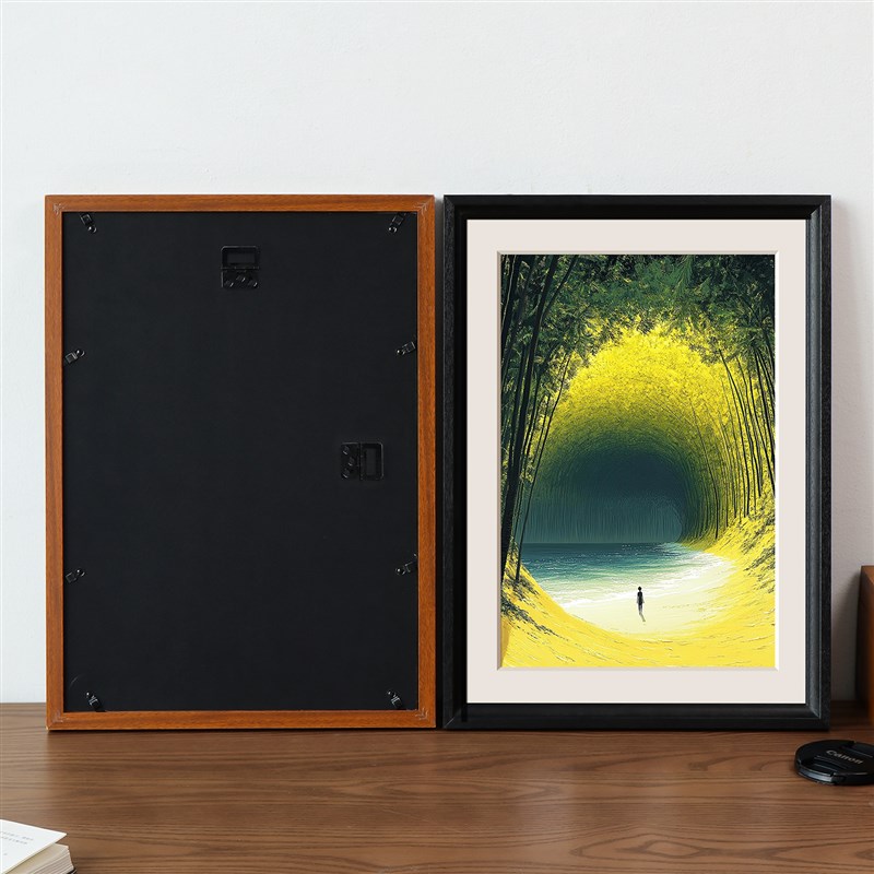 画框空框装裱相框大尺寸挂墙实木框架4k8开16寸18寸A3a4海报展示