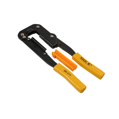 赛科排线钳电脑排线压着钳手动紧线钳灰色彩色排线FC头端子压线钳