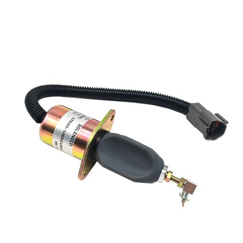 住友75洋马4TNE94 NE98引擎熄火电磁阀熄火开关12V24燃油切断阀