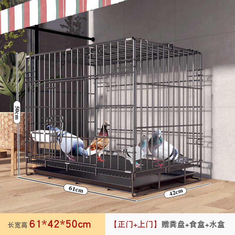 鸽子笼家用室内养殖笼户外养鸽子专用大号带隔断繁殖配对笼鸽用品