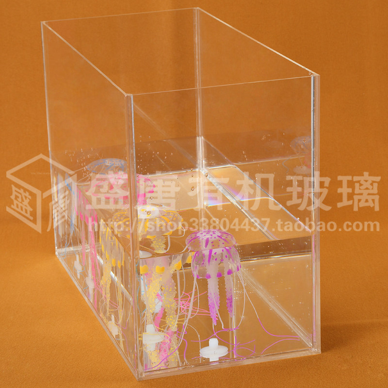 40*20*30cm厚4mm 有机玻璃板材加工切割 亚克力鱼缸任意尺寸定做
