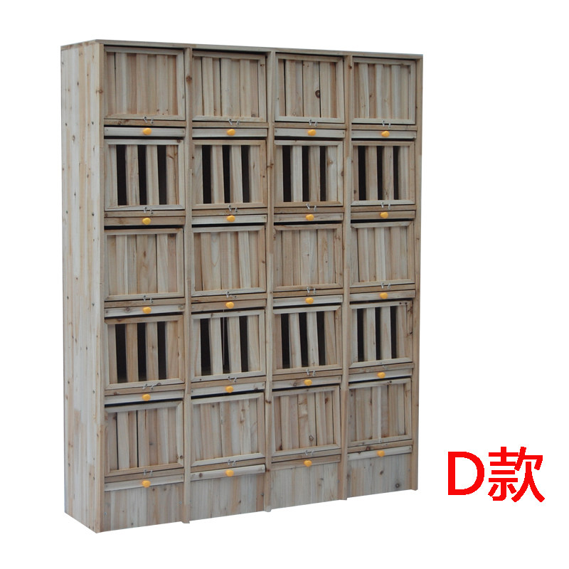 信鸽组合巢箱赛鸽子笼子木质鸽具大号养殖配对笼实木种鸽笼调节笼