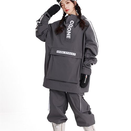 COSONE23男女滑雪服单板双板滑雪防风防水冬季保暖情侣滑雪衣套装