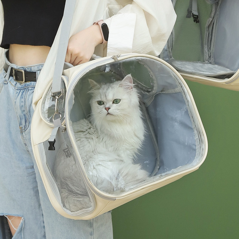 猫咪猫包外出便携包猫箱太空舱宠物背包透明书包透气装猫的携带包