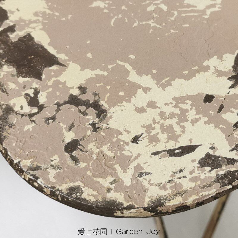 爱上花园园艺杂货铁艺园艺庭院露台做旧掌柜推荐铁皮长方折叠桌