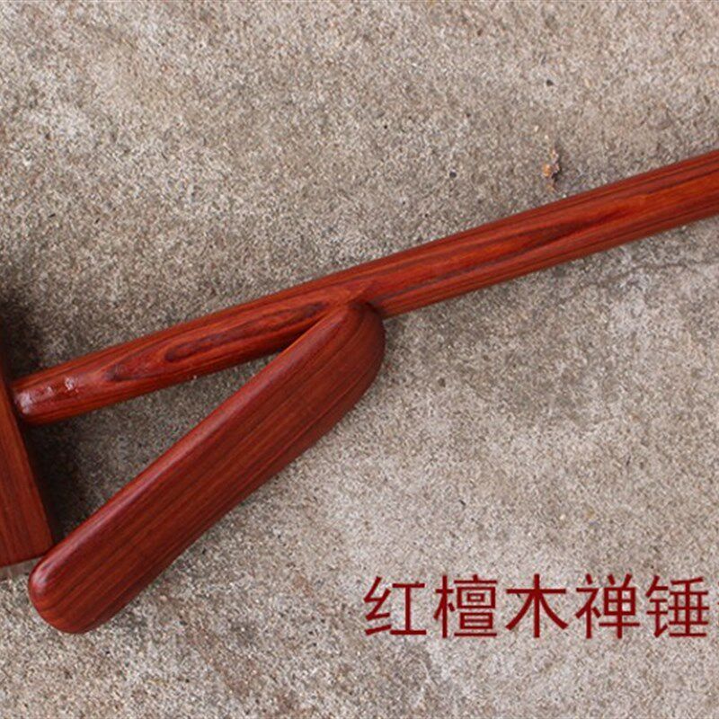 周氏禅锤高档红檀木锤木板中医养生敲打锤健身锤木槌锤疗敲打