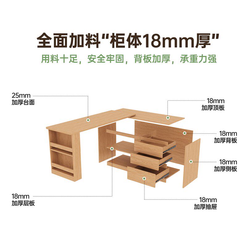 定制实木可伸缩旋转岛台餐桌一体小户型厨房家用吧台桌饭厅餐柜