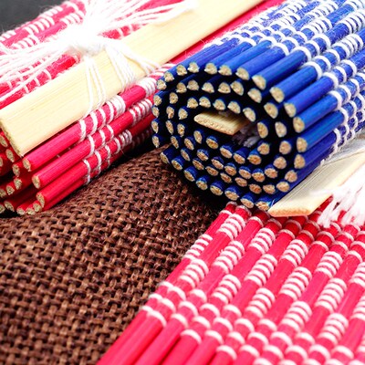 吴竹笔帘书道小物竹制笔袋笔卷文雅笔具书法绘画收纳携带文房四宝