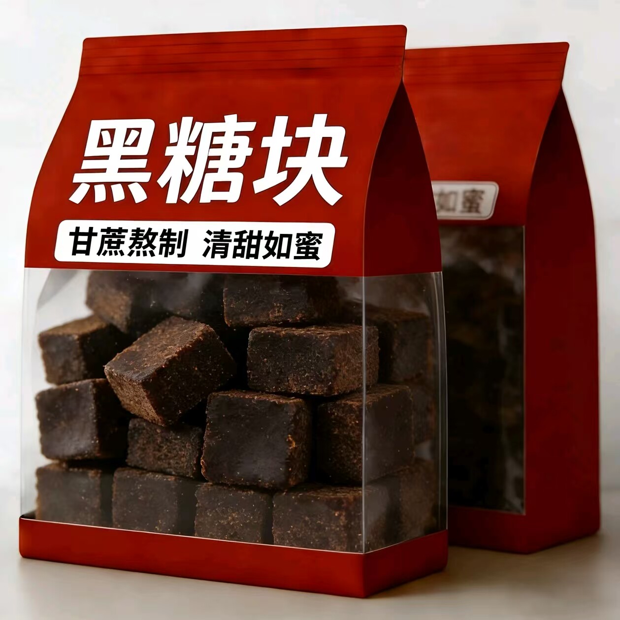 手工黑糖姜茶姨妈热饮古法熬制原味黑糖块