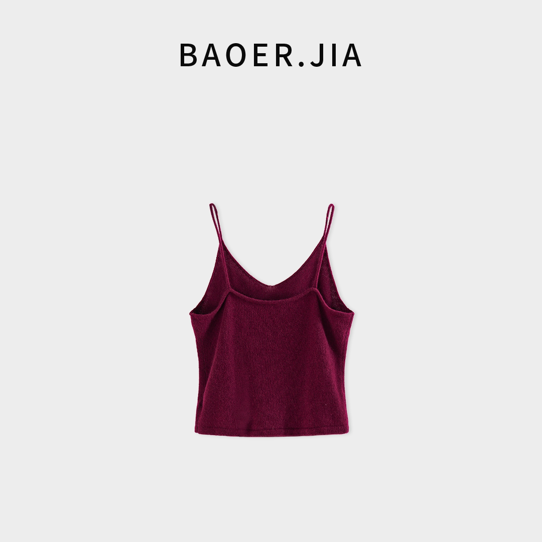 BAOERJIA「宝儿家」BG92626410绵羊毛混纺时尚百搭舒适汉服背心