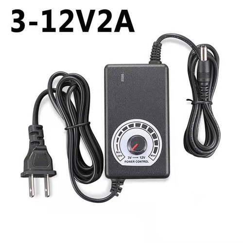 调速器220V转12V 24v 风扇无极调压 2A-10A 可调电源适配 变压器