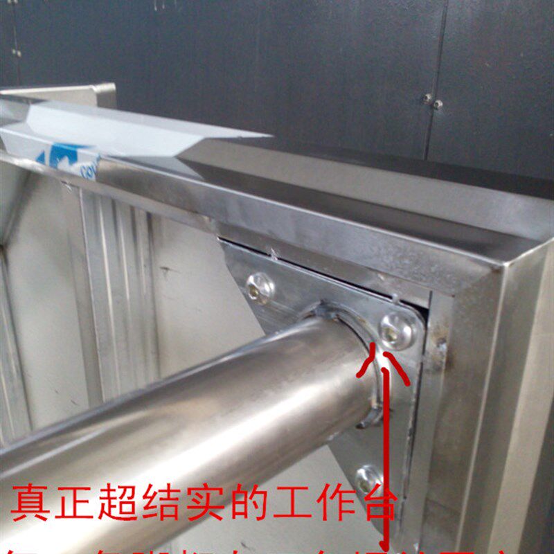 包邮不锈钢工作台多功能厨房大桌子组装式打包台打荷操作台面三层