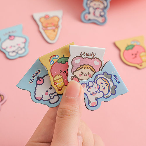可爱卡通磁性书签创意精致阅读书页夹儿童礼物奖品小学生实用奖励