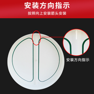 315pvc止回阀烟道阀厨房专用饭店餐厅大排量油烟机250管道止逆阀