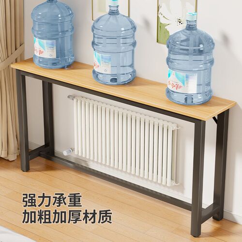 暖气片上方置物架床头夹缝搁板架阳台电脑办公长条桌简约靠墙桌子